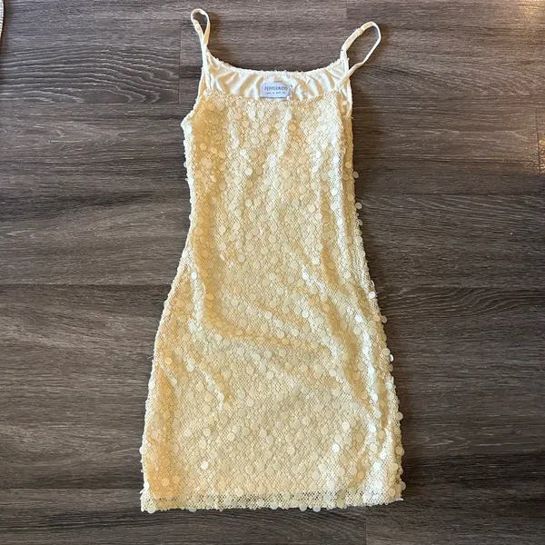 Peppermayo Danali Mini Dress - Yellow - Image 5