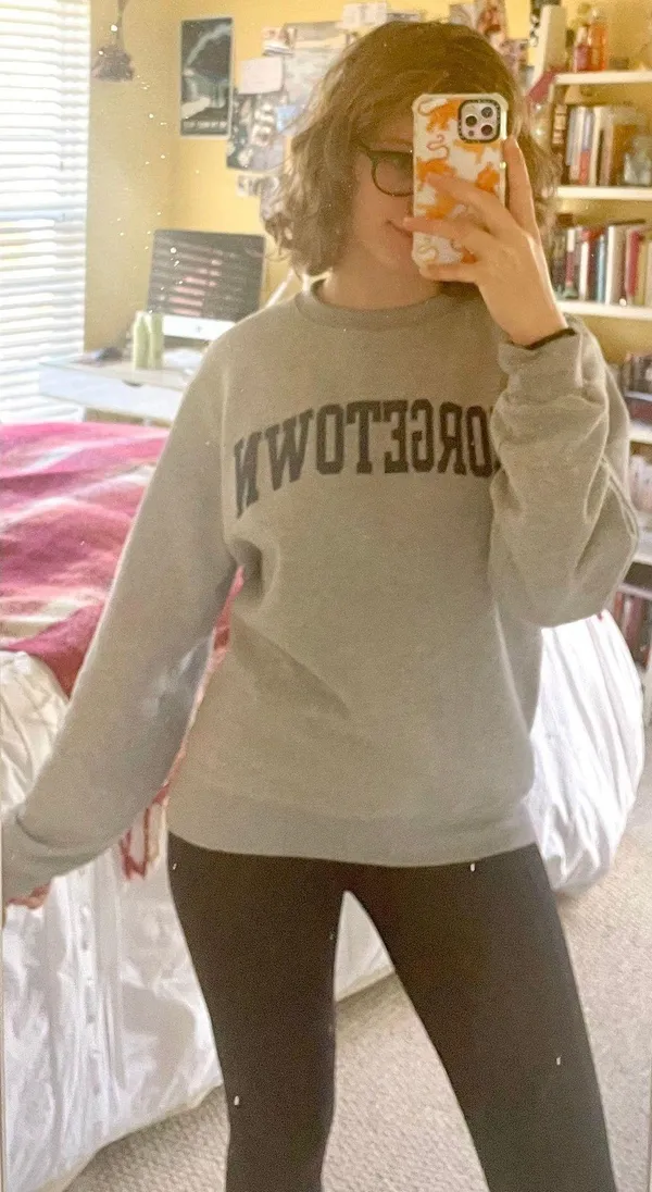 Champion Georgetown Embroidered Sweatshirt - Image 2
