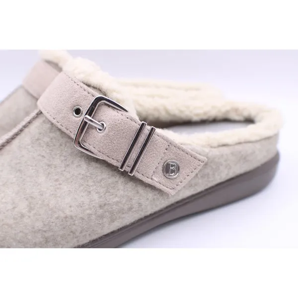 Bzees LifeStride Eternity Women 9M Clog Slippers Buckle Strap Knit Lined Outdoor - Image 3