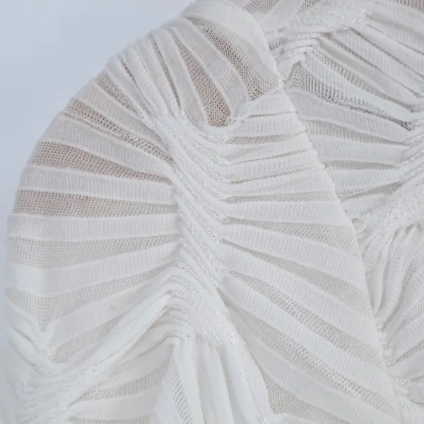 Anthropologie Maeve Talia Long Sleeve Mock Neck Textured Top in Ivory Women's S - Image 6