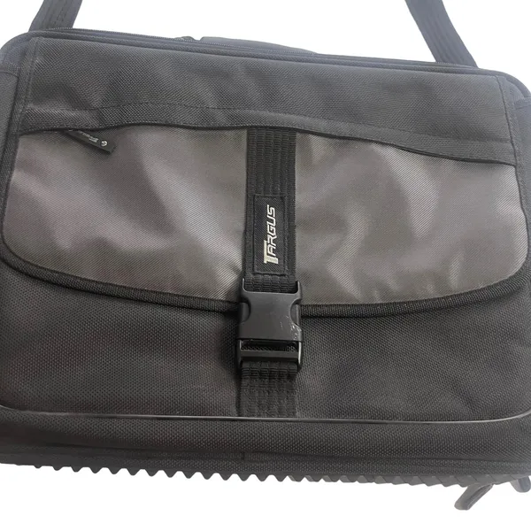 Targus Black Laptop Work Office Black Grey‎ Strap Laptop Shoulder Bag - Image 2