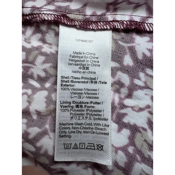 Madewell Ruffled Scoopneck Maxi Dress Size 8 Style NV447 Sleeveless Multicolor - Image 9