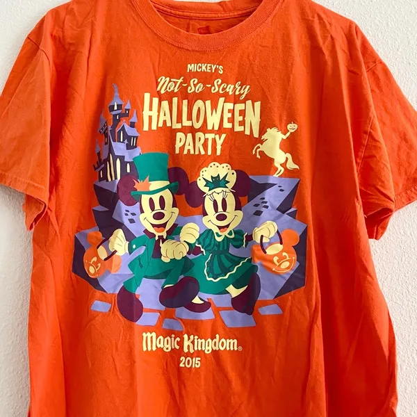 Walt Disney World Resort Mickey’s Not So Scary Halloween Party 2015 Shirt Large - Image 2