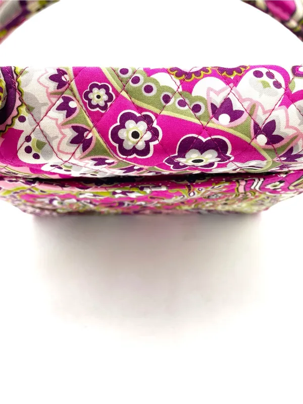 Vera Bradley Julia Crossbody Very Berry Paisley Pink Purple Quilted Retired Bag - Image 7