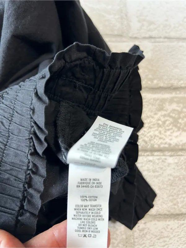 aerie Black Cotton Elastic-Waist Athletic Shorts - Image 4