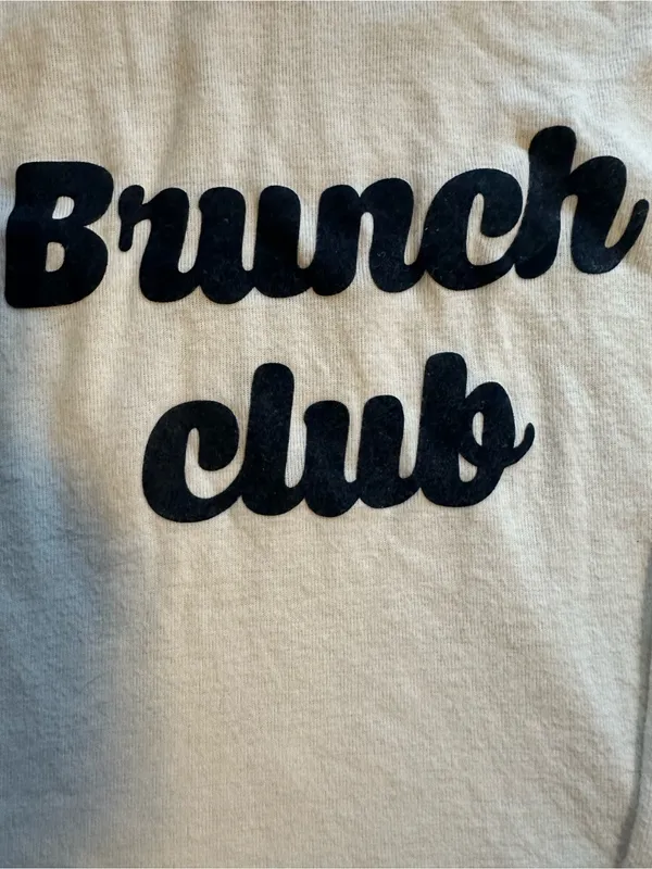 PJ salvage pajama top Brunch Club size XL - Image 2