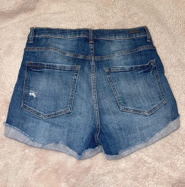 SP Black Jean Shorts - Image 2