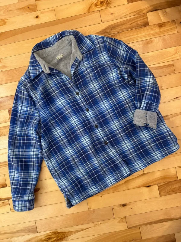 VTG L.L.Bean Women's Blue Jacket Med pet VGUC - Image 2