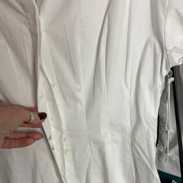 Staud Lorenza midi dress white sold out online - Image 6