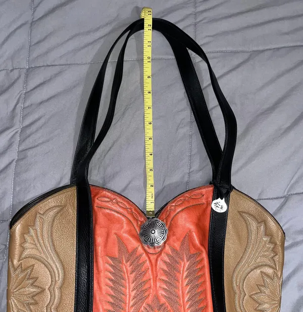 Erda Western Cowboy Boot Tote Bag Multiple - Image 13