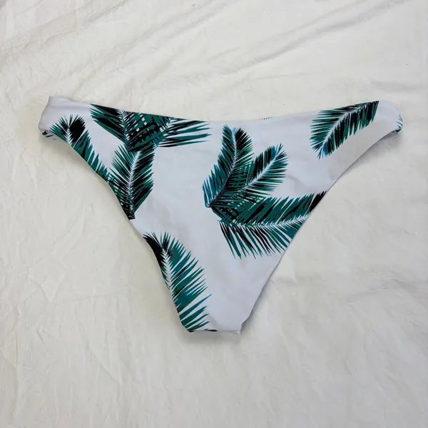 SHEIN white palm leaf bikini bottom - Image 2