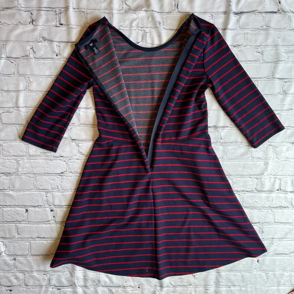 Gap Nautical Striped Preppy Fit & Flare Dress Medium - Image 6
