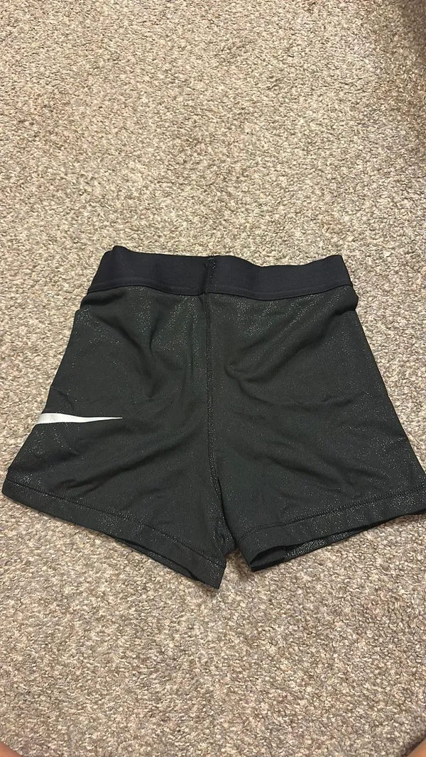 Sparkly Nike Spandex Pro Dri-Fit Shorts Small - Image 3