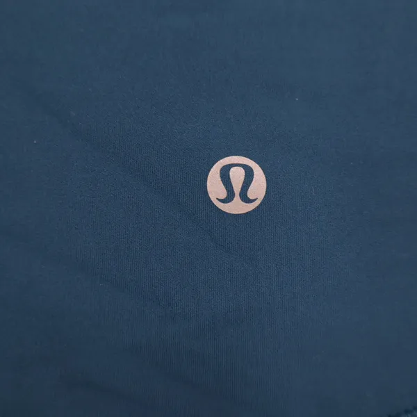 Lululemon Crop Pants Womens 18 Align Wide Leg Blue High Rise Pockets Excellent - Image 3