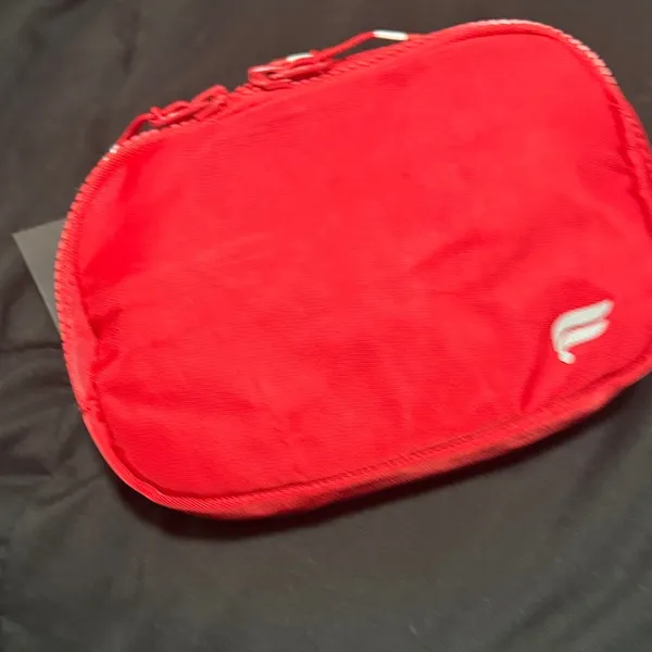 Fabletics Red Zip Travel Pouch Bag | New With Tags - Image 13