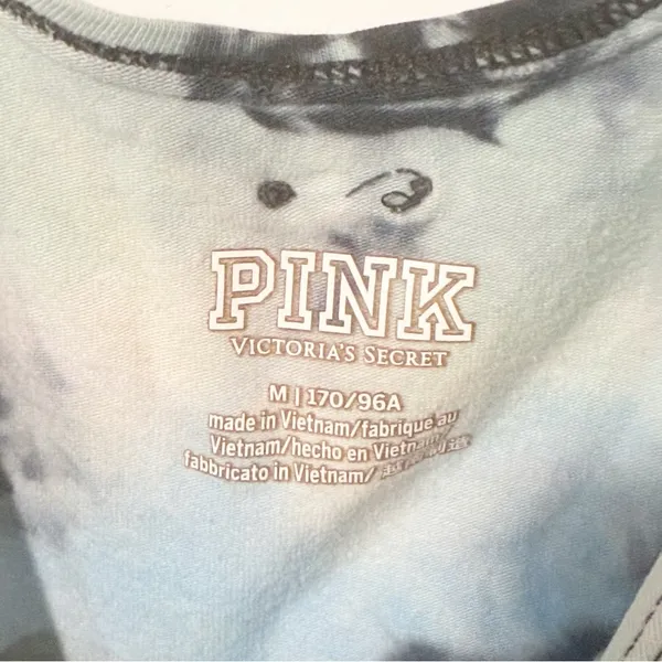 Victoria's Secret PINK Womens Size Medium Tie Dye Lounge Crop Tank - Image 3
