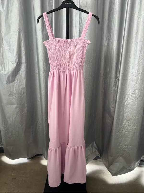 Hill House The Anjuli Dress In Ballerina Pink, XXS - Image 2