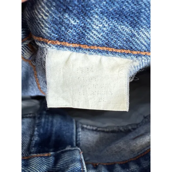 Vintage GAP High Waisted Pleated Tapered Blue Jeans Size 29 - Image 5