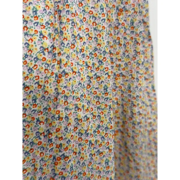 Free People Floral Smocked Midi Skirt Small Boho Ditsy Print High‎ Low Rayon - Image 2