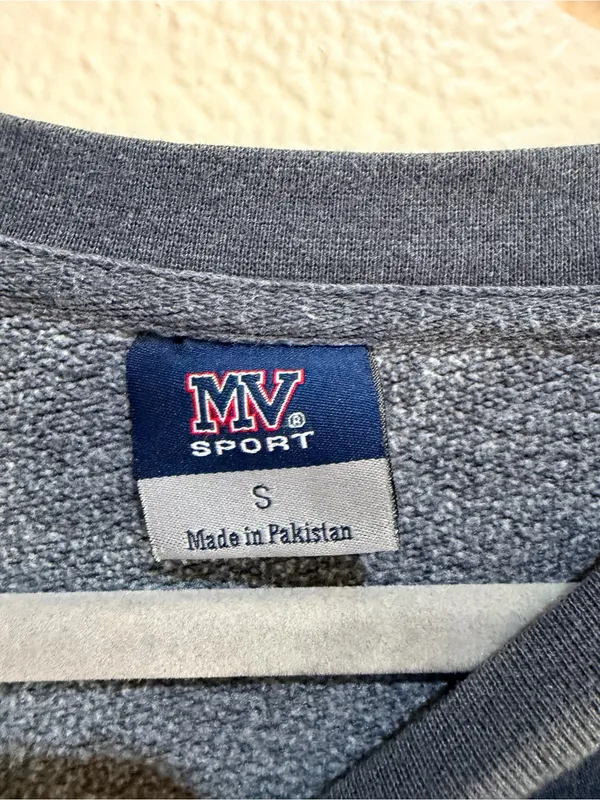 MV Sport Texas Woman’s University Sweatshirt S Blue Collegiate Crewneck - Image 7