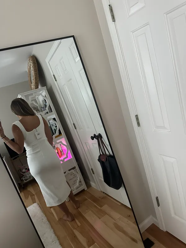 Hello Molly White Mid Dress - Image 7