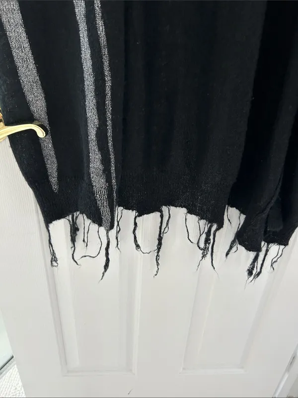 Gothic Halloween cardigan. XS Black - Image 2