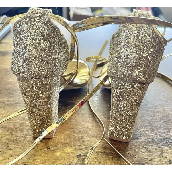 Women’s ankle high heels Glitter 5.5 - Image 4