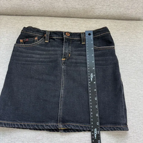 Vintage AG Adriano The Daisy Denim Mini Skirt 25 Dark Wash Y2K Indie Bimbocore‎ - Image 6