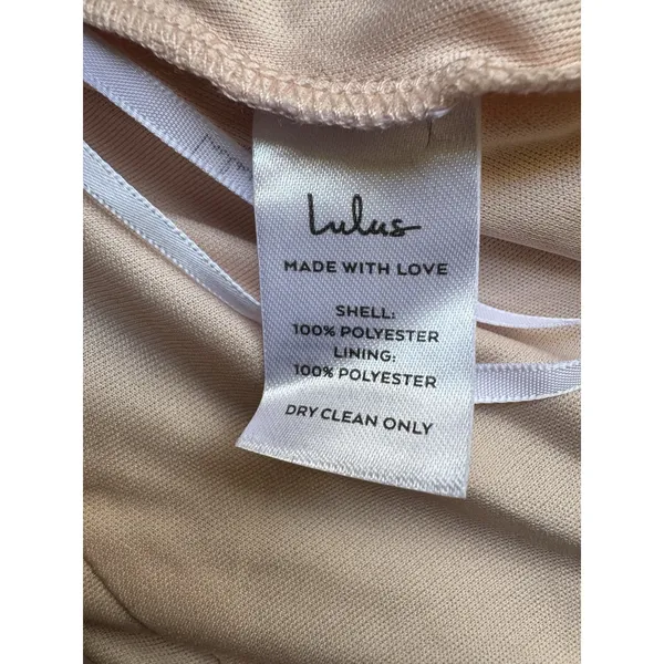Lulus Heavenly Hues Blush Maxi Dress Size Medium - Image 9