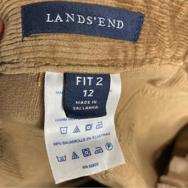 Lands end caramel corduroy pants size 12‎ - Image 4