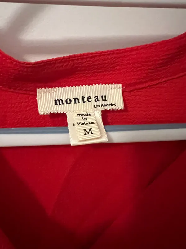 Monteau Red Blouse - Image 3