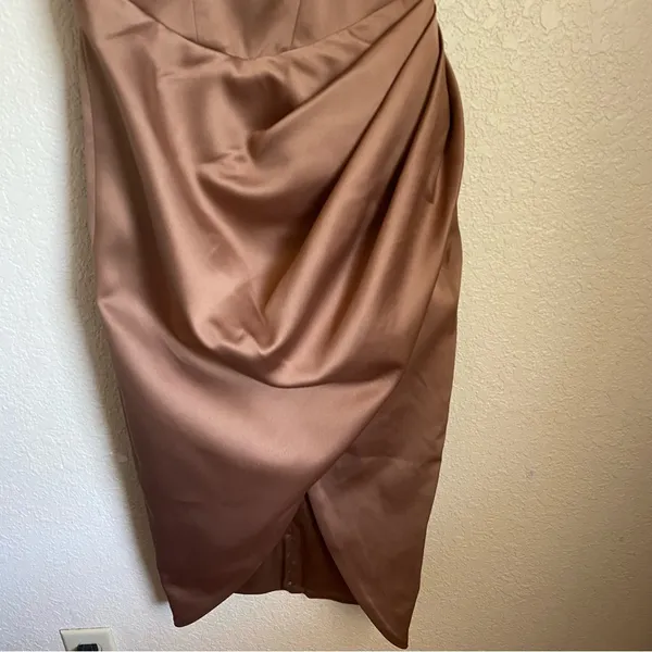House Of CB Bianca‎ Dress in Mocha size XS NWOT - Image 6