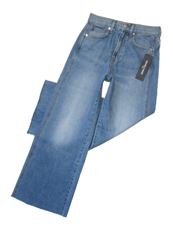 NWT Veronica Beard Taylor in Wanderer Dust High Rise Wide-Leg Cropped Jeans 26 - Image 6