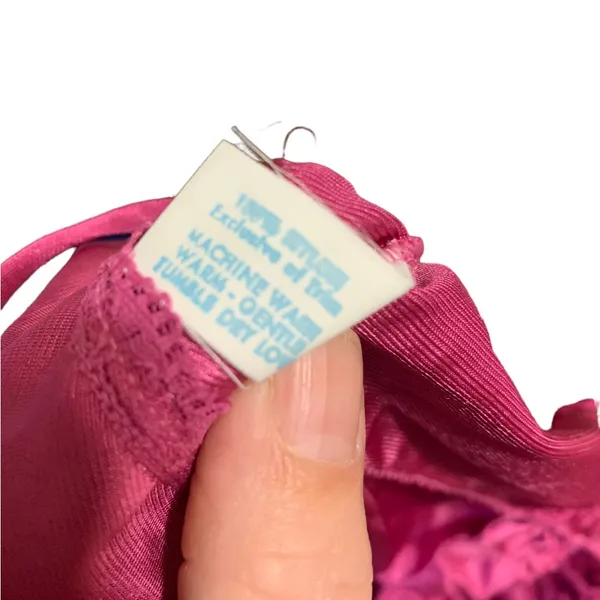 Vintage Coy Medium‎ Pink Bodysuit Made In USA CP - Image 6