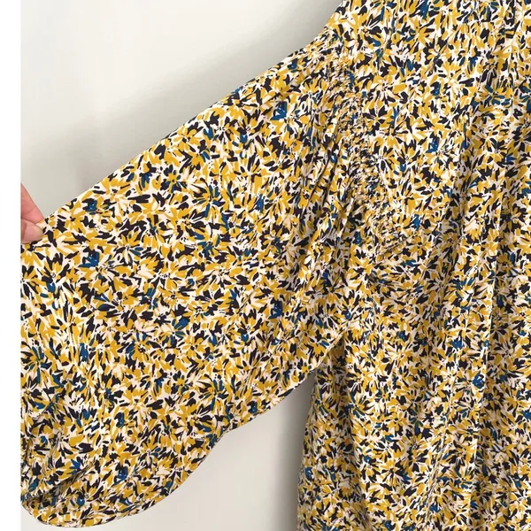 American Holic Floral Print Blouse Top Long Sleeve Button Down‎ Womens Medium - Image 4