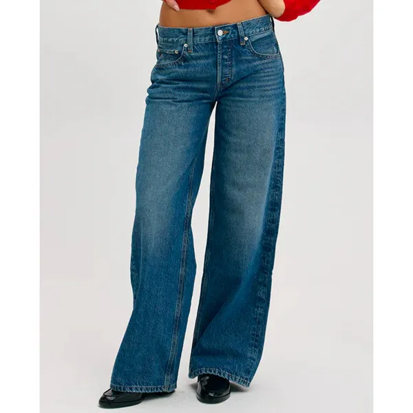 Etica The Ella Jeans Low Rise Baggy Denim Y2K Skater Size 25 - Image 14