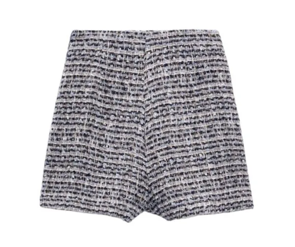 NWOT Zara plaid tweed skirt sz M - Image 6