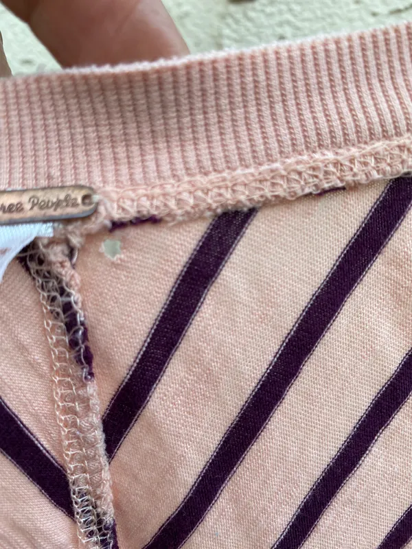 Free People Long sleeve Striped top Size L - Image 8