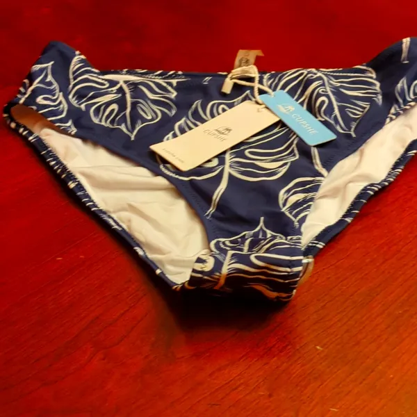 Cupshe Leaves Print Bikini Bottom Size M - Image 2