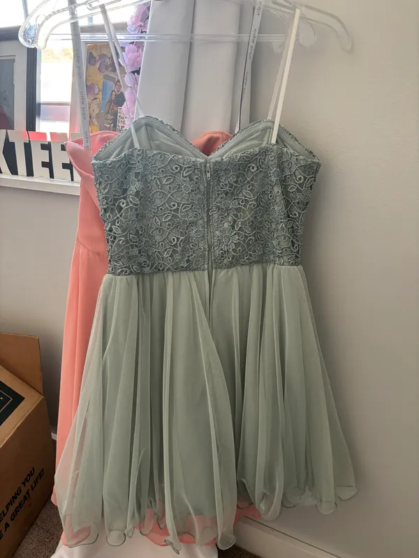 Jodi Kristopher Blue Homecoming Dress - Image 2