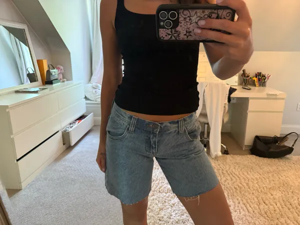 John Galt Denim Jorts - Image 2