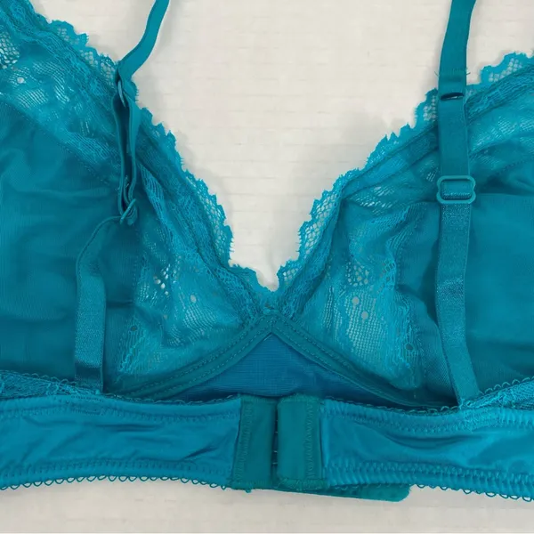 b.tempt'd by Wacoal b.gorgeous Bralette Bra 910236 Tile Blue Size 36 - Image 6