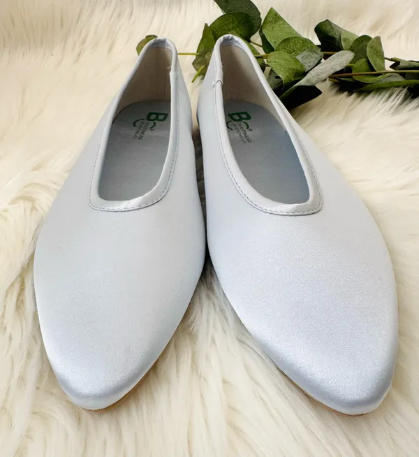 BC Footwear by Seychelles Georgette Satin Ballet Flats, Size 8.5 - Image 6
