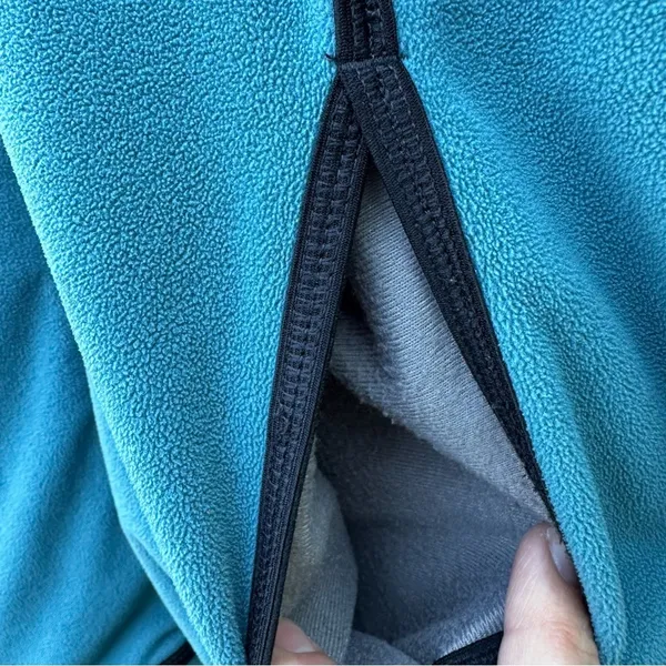 The North Face Teal Hooded Zip Fleece Jacket TKA 100 Sz XL - Image 2