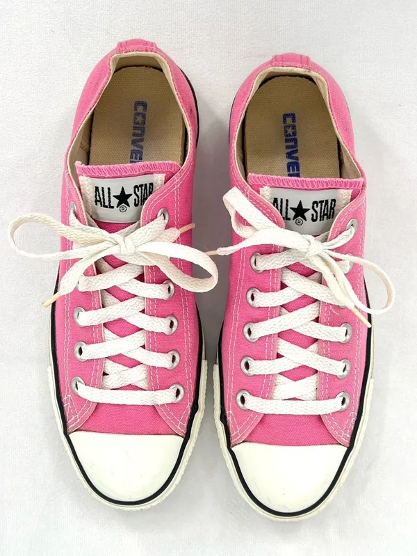 Converse Chuck Taylor All Star Low Top Pink Canvas Shoes Women's 8 / Men's 6 - Image 6