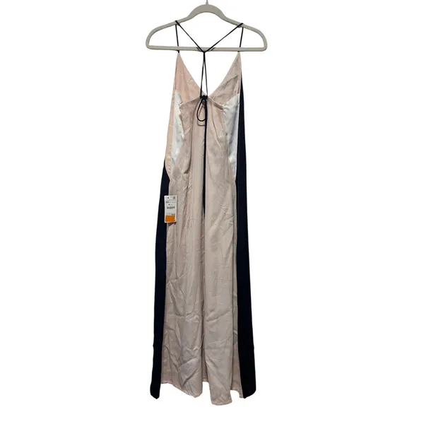 Zara Satin Slip Dress with Tie Back XS - Image 8