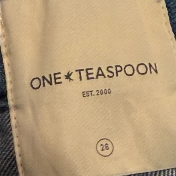 One Teaspoon‎ bandits boyfriend Blue Boyfriend Jeans 28 - Image 6
