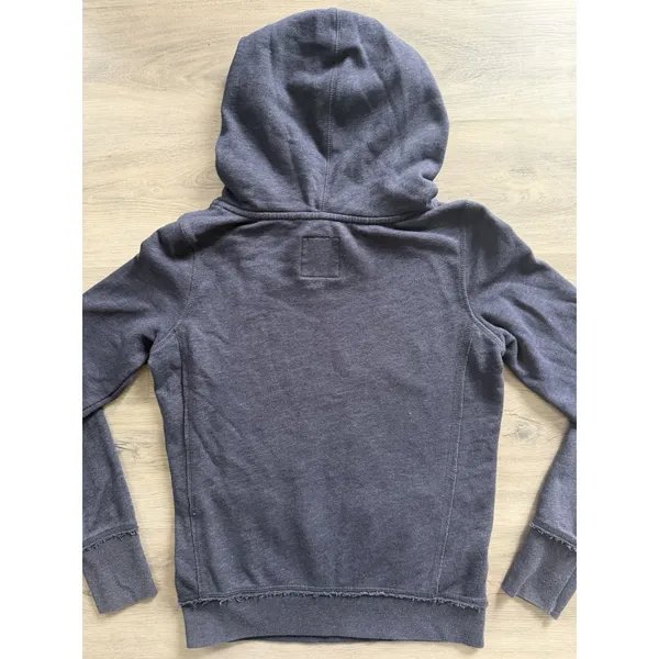 American Eagle Y2K Women's Blue Pink Pull Over Hoodie Sweater Size Small Logo - Image 8