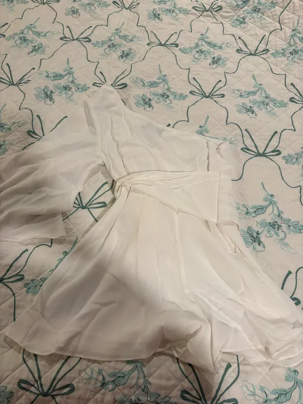 DO+BE White One Sleeve Romper - Image 3