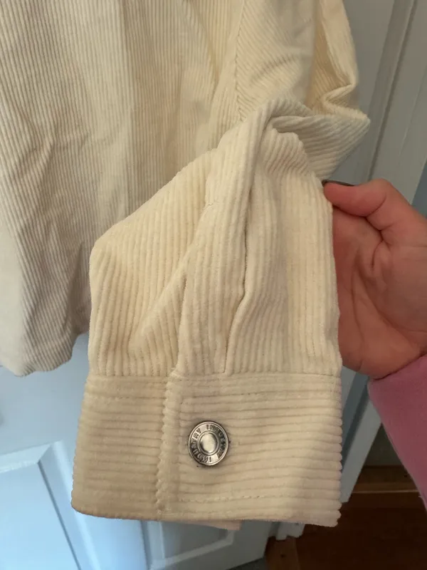 TJ Maxx White Corduroy Jacket - Image 4